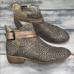 Leopard Print Booties